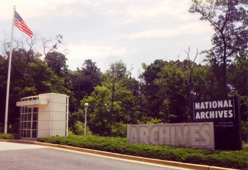 National Archives research materials